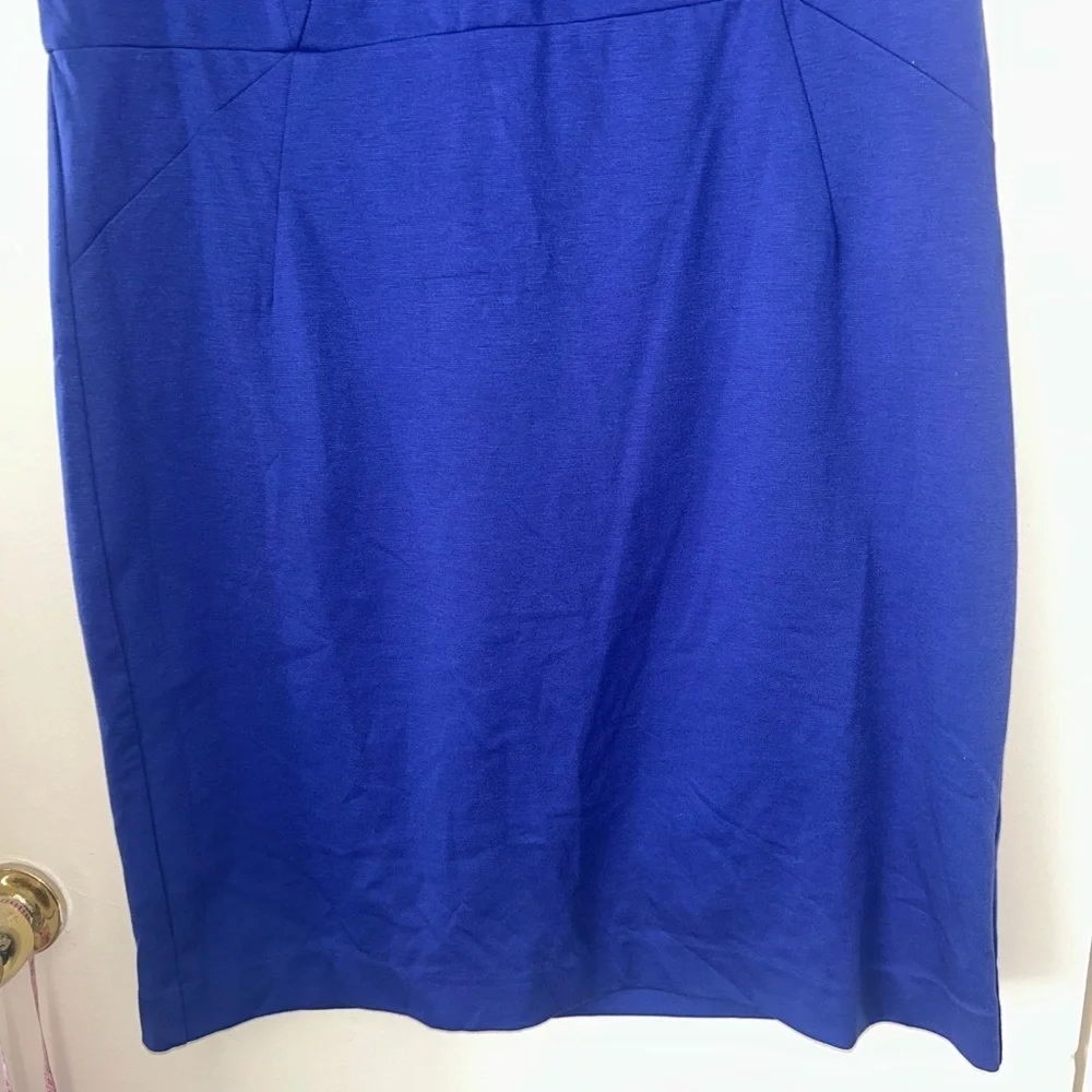 Ann Taylor Blue Sheath Mini Dress Cocktail - Picture 3 of 6